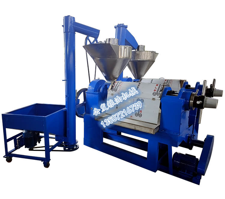 125型自動雙榨循環(huán)上料榨油機